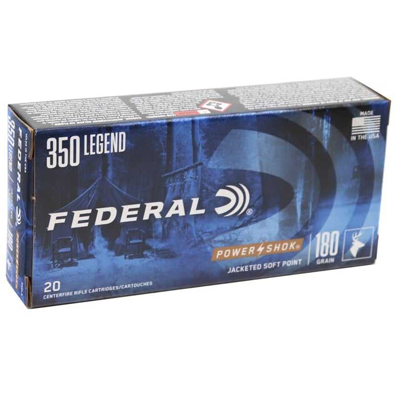 Federal 350 Legend 180 Grain Soft Point Power-Shok