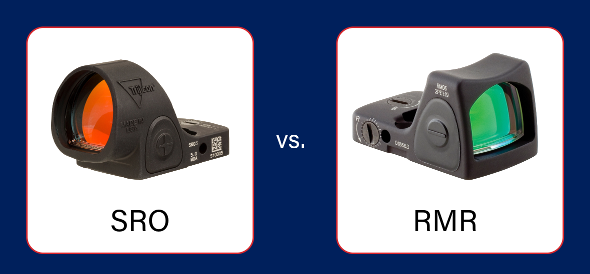 Optic Comparison: Trijicon SRO vs RMR
