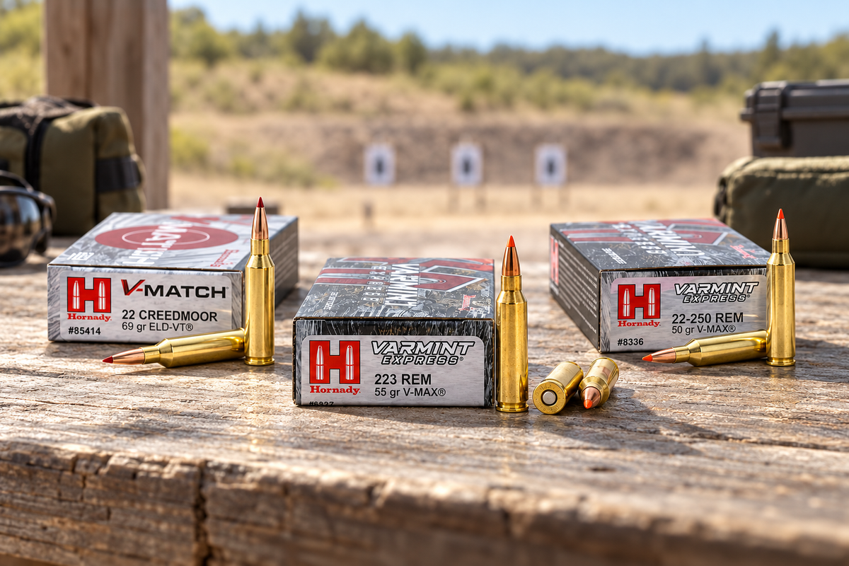 22 Creedmoor 223 Rem 22-250 ammo