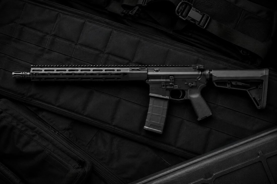 Modern Aero Black Rifle on Tactical Gear