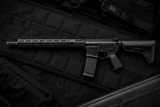 Modern Aero Black Rifle on Tactical Gear