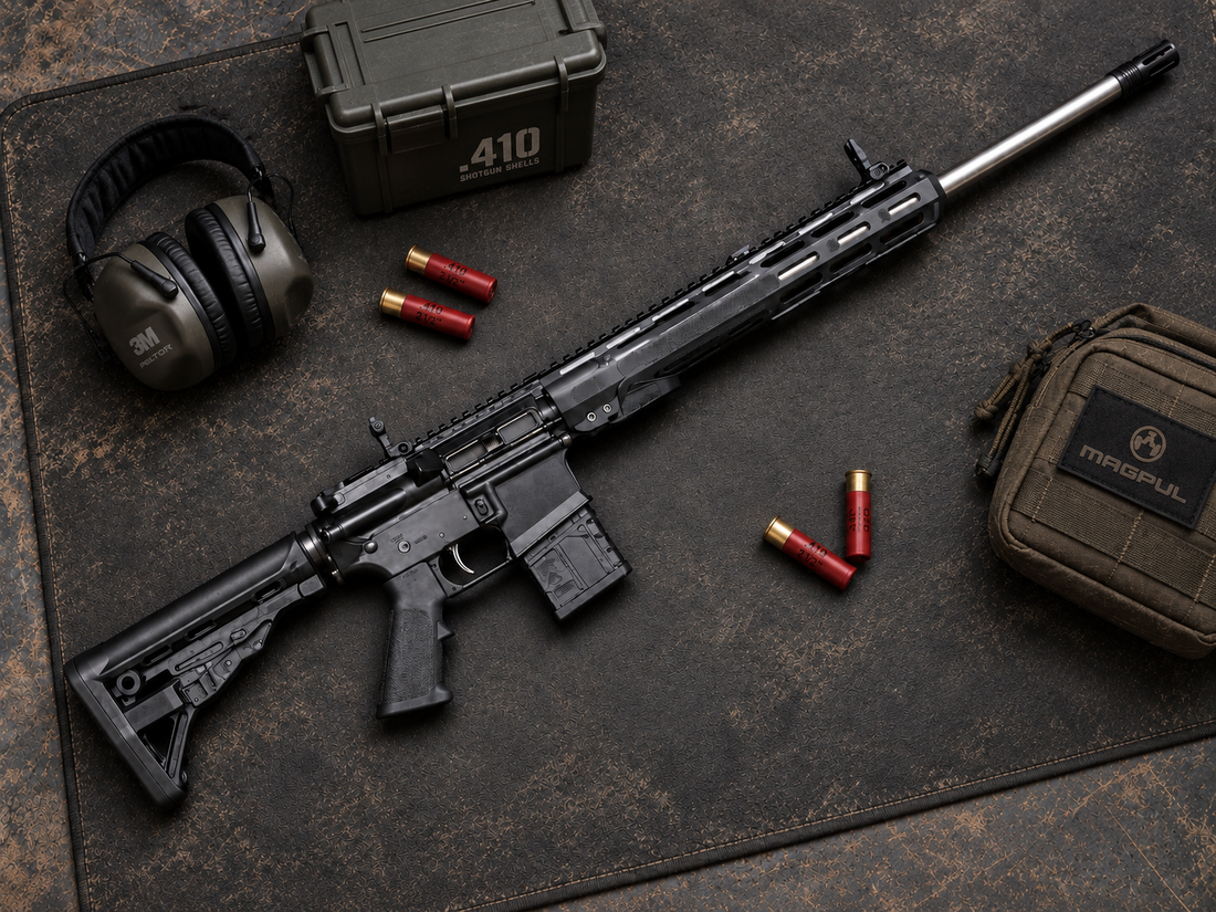 Alpha MAXX 410 ammo and gear