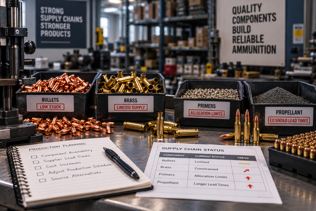 Why Ammo Is Quietly Getting Harder to Make