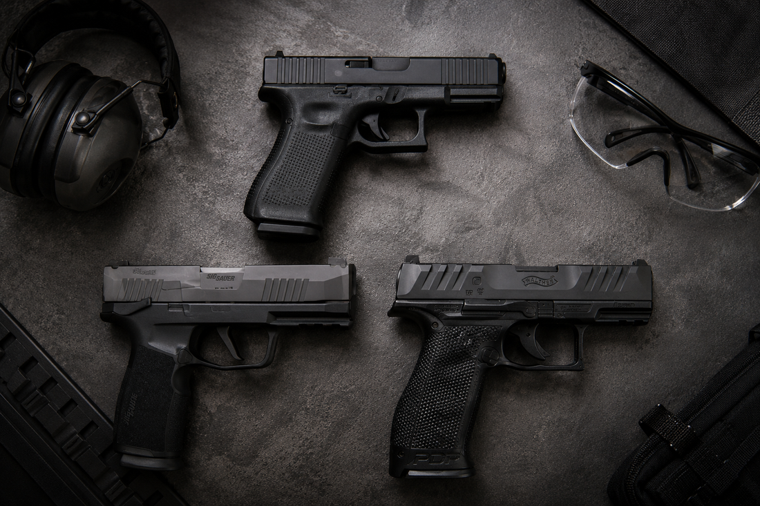 Best Striker-Fired Pistols for Carry, Home Defense, & Range Use