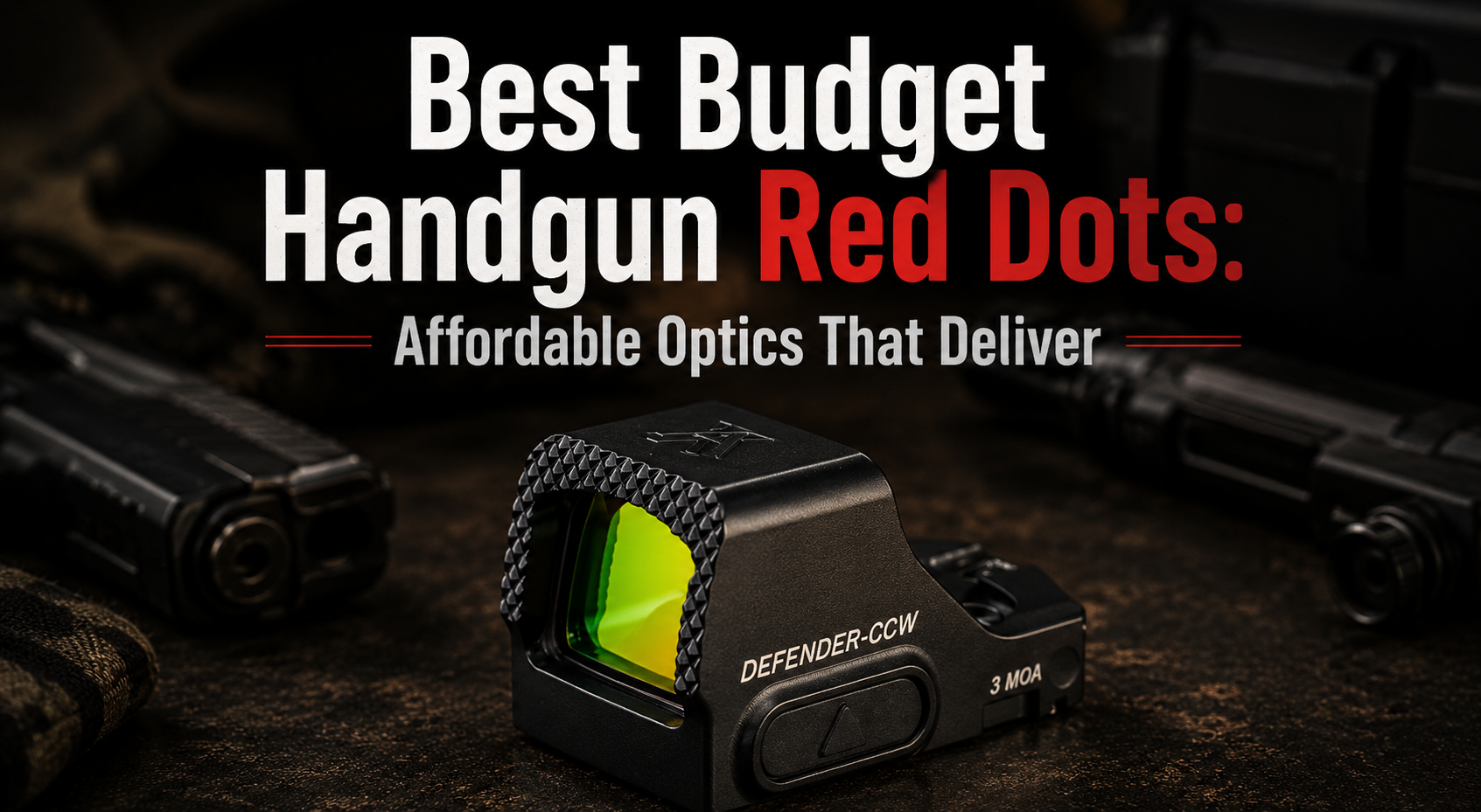 Best Budget Handgun Red Dots Hero Vortex CCW featured