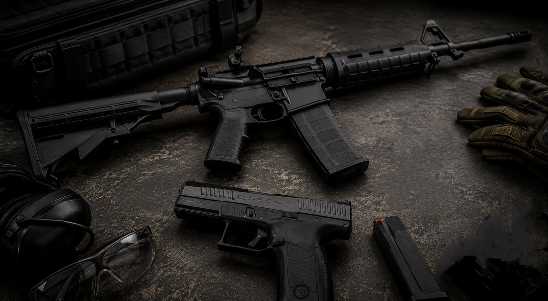 Budget Firearms Ruger 556 and CZ P10 C