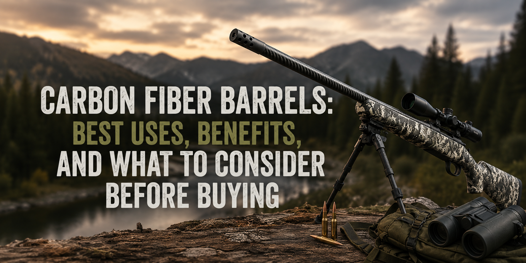 Rifle with Carbon Fiber Barrel Backcountry