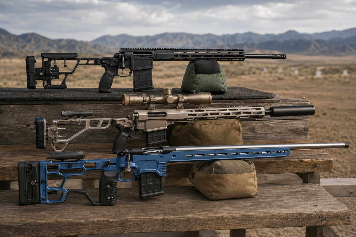 Precision Rifles at the Mountain Range