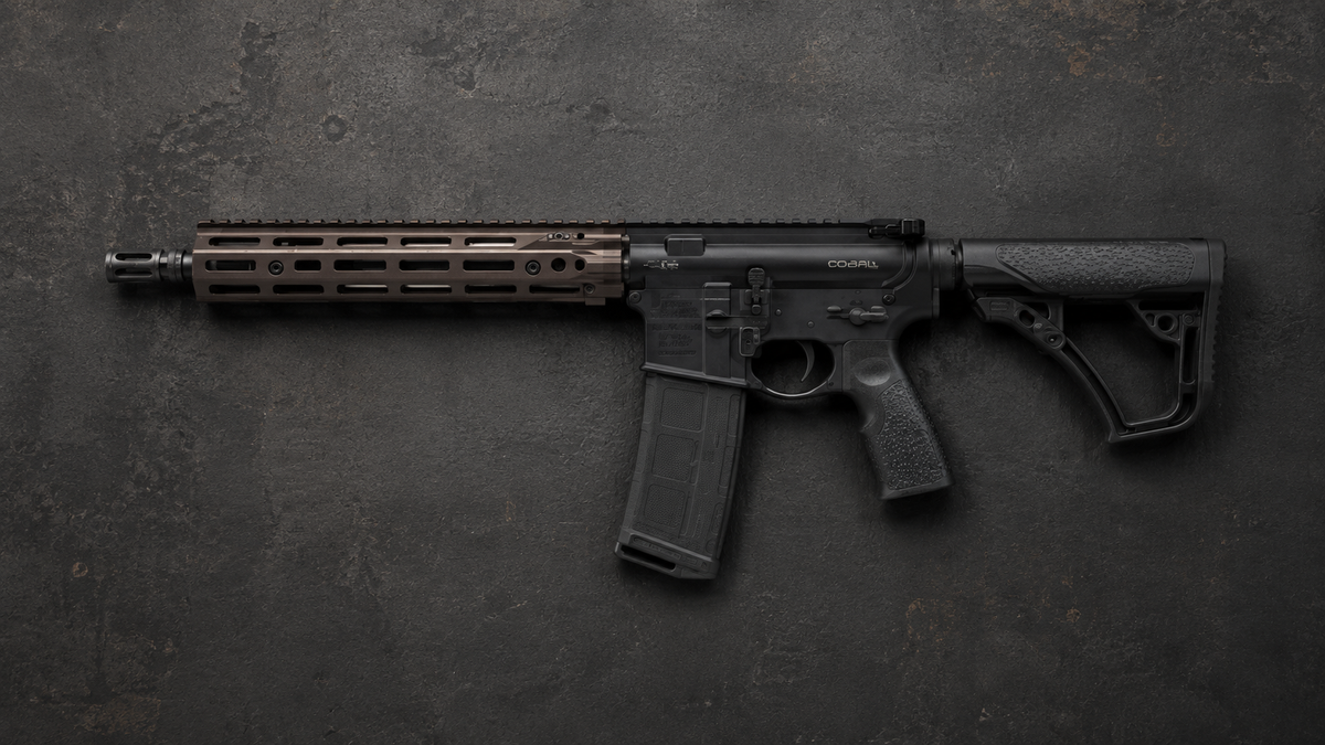 Daniel Defense DD4 RIII S on textured surface