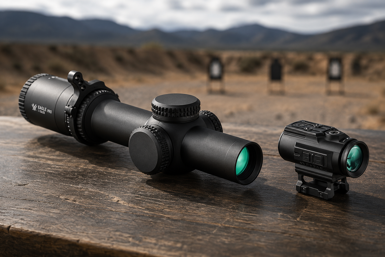 Vortex LPVO and Prism Optics Side by Side