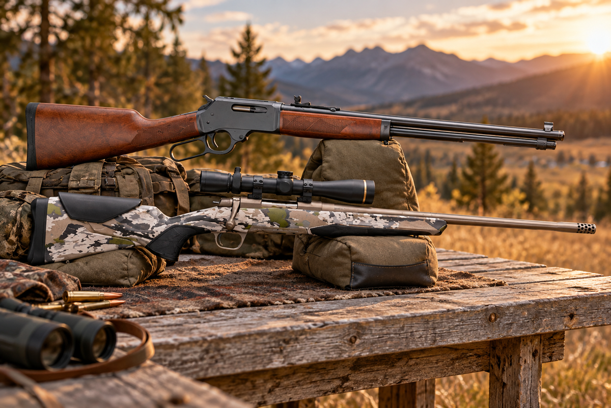 Image of Lever action and bolt action
