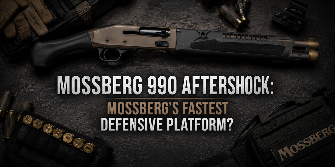 Mossberg 990 AfterShock tactical gear setup