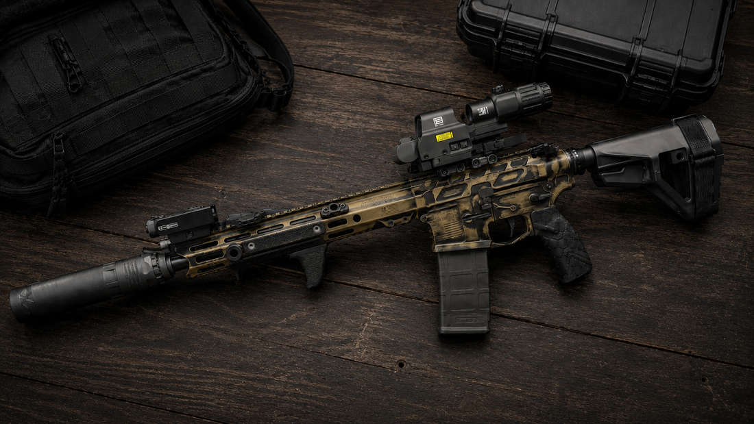Mustang Armament Chesty Wood Table Hero