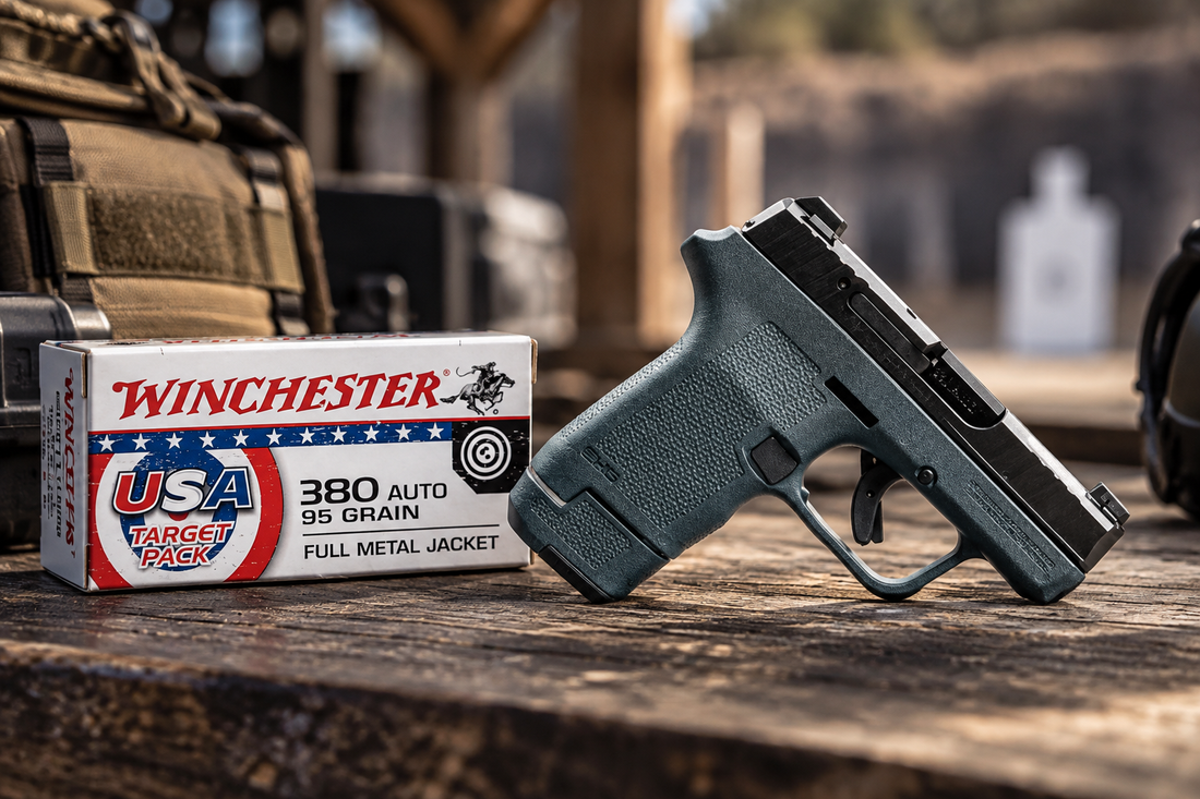Ruger LCP MAX Magpul EHG and ammo