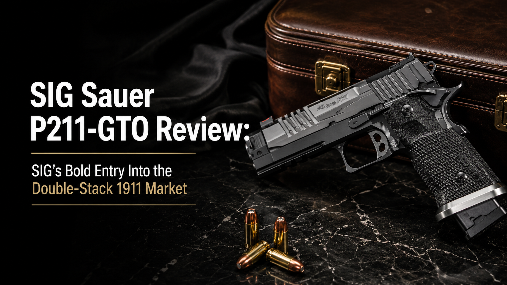 SIG Sauer P211-GTO Review: SIG's Bold Entry Into the Double-Stack 1911 Market