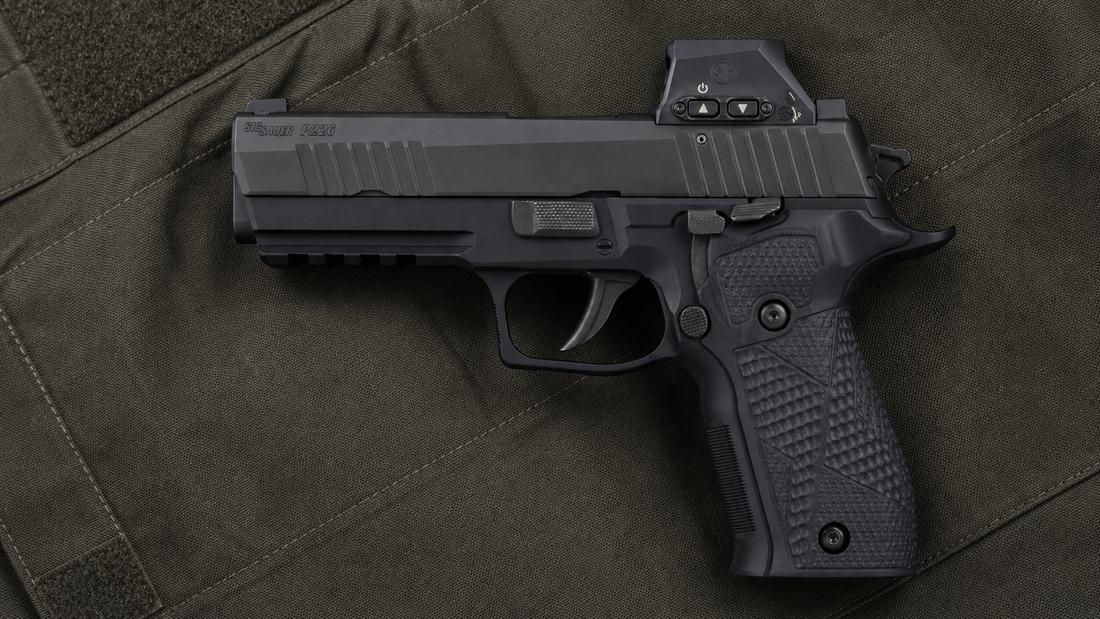 SIG Sauer P226 on Tactical Fabric