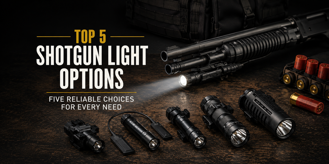 Top 5 Best Weapon Lights for Shotguns: Most Reliable Options for Home Defense