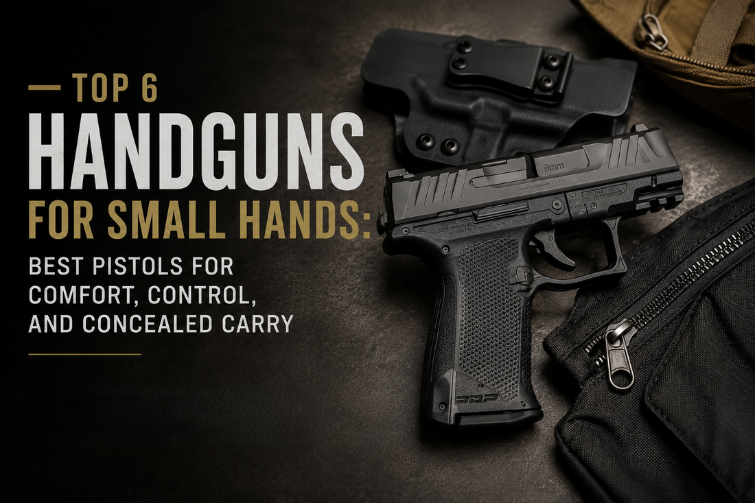 Top 6 Handguns for Small Hands: Best Pistols for Comfort, Control, and Concealed Carry