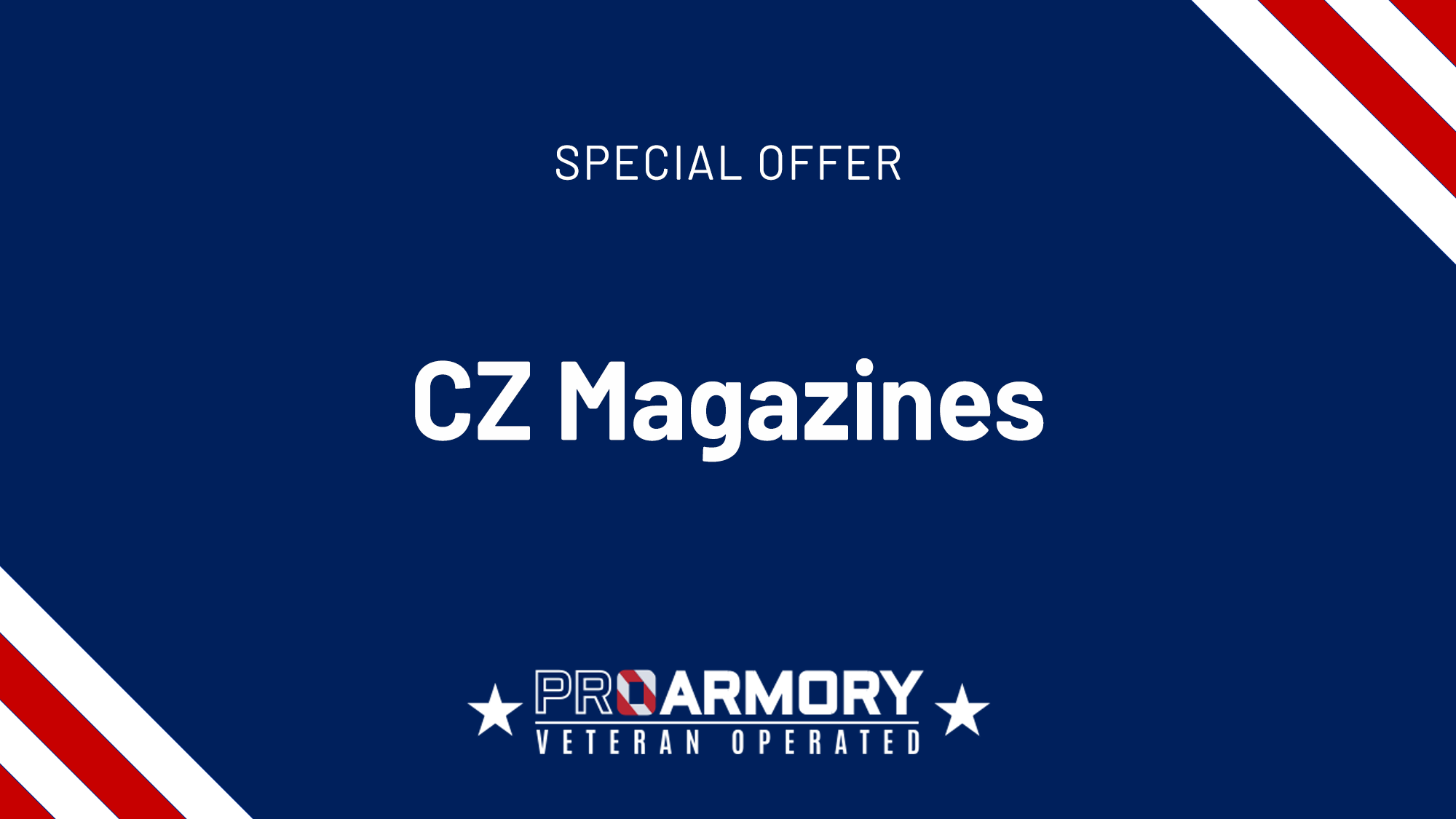 Buy Quality CZ Magazines from Pro Armory Today!
