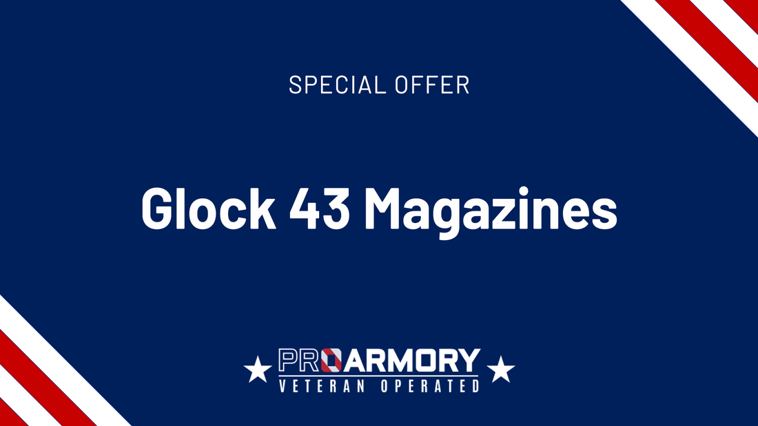 Glock 43 Magazines: 9mm Caliber