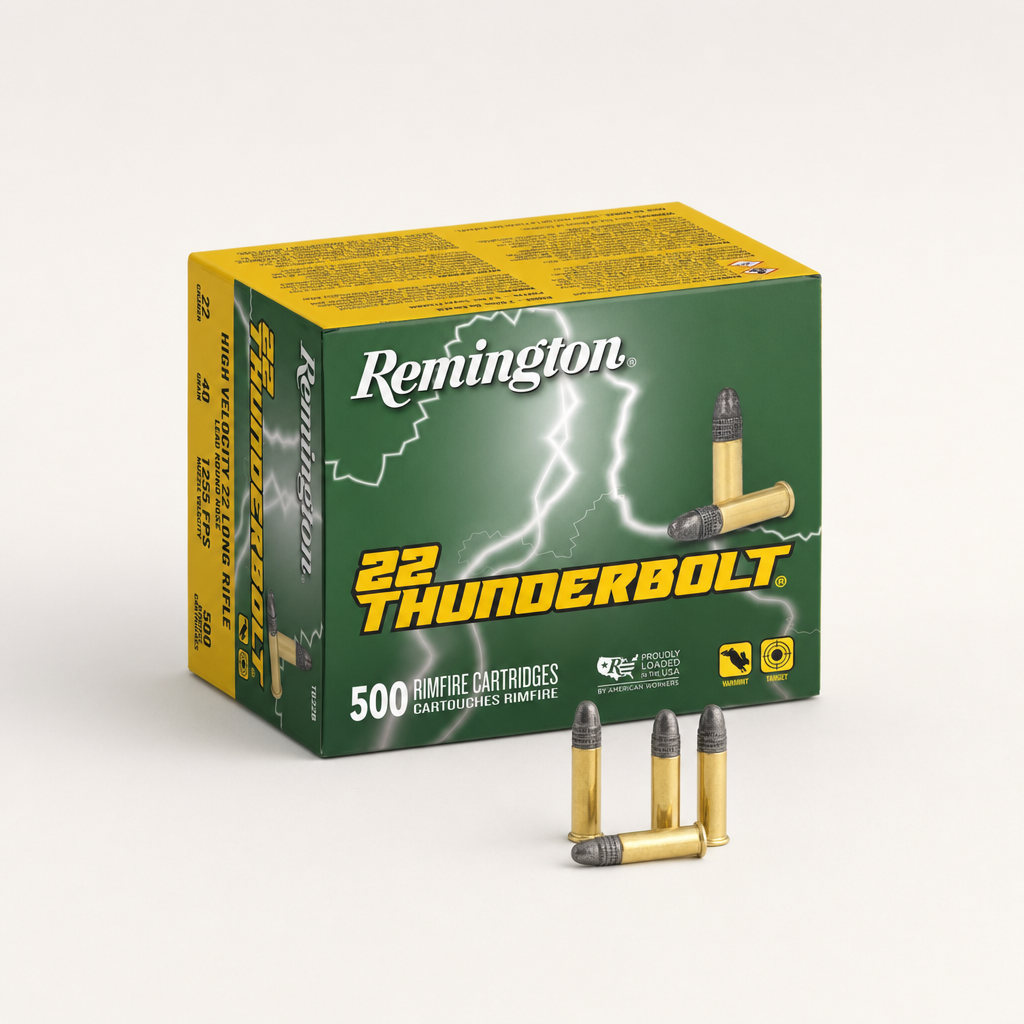 Remington Thunderbolt .22 LR 40 Grain Lead Round Nose - 500 Round Brick - photo 1