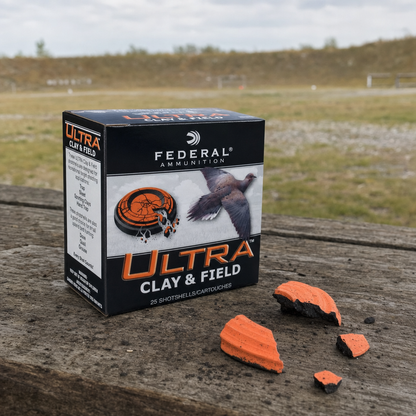 Federal 12 Gauge Ultra Clay &amp; Field Heavy 2-3/4" 1-1/8 Oz. 