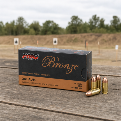 PMC Bronze .380 ACP 90 Grain FMJ - photo 2