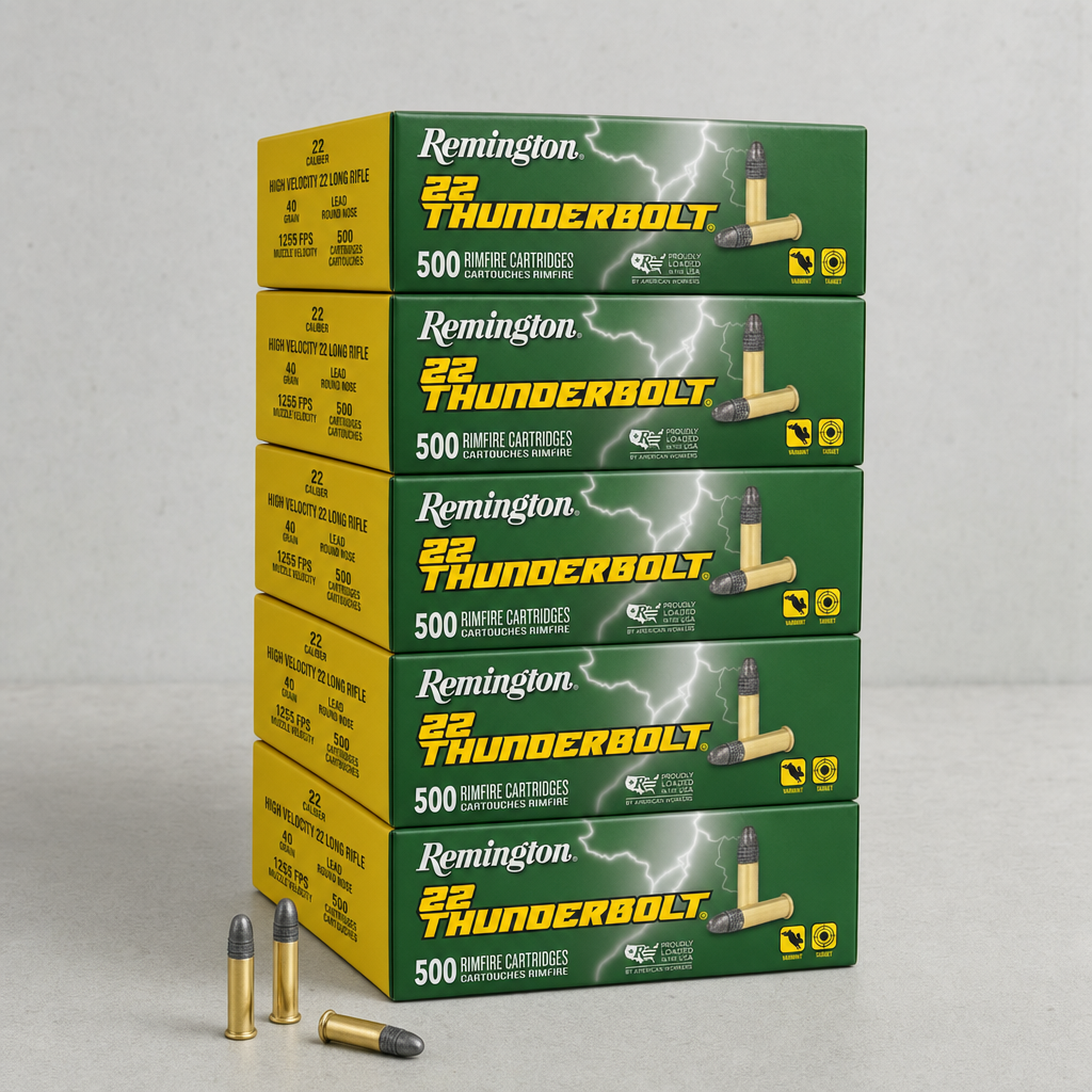 Remington Thunderbolt .22 LR 40 Grain Lead Round Nose - 500 Round Brick - photo 3
