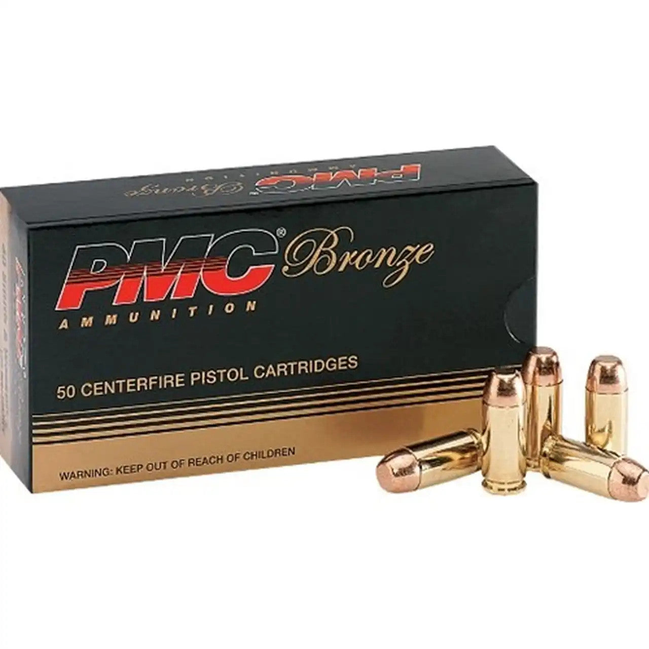 PMC Bronze 40 S&amp;W 165 Grain Full Metal Jacket