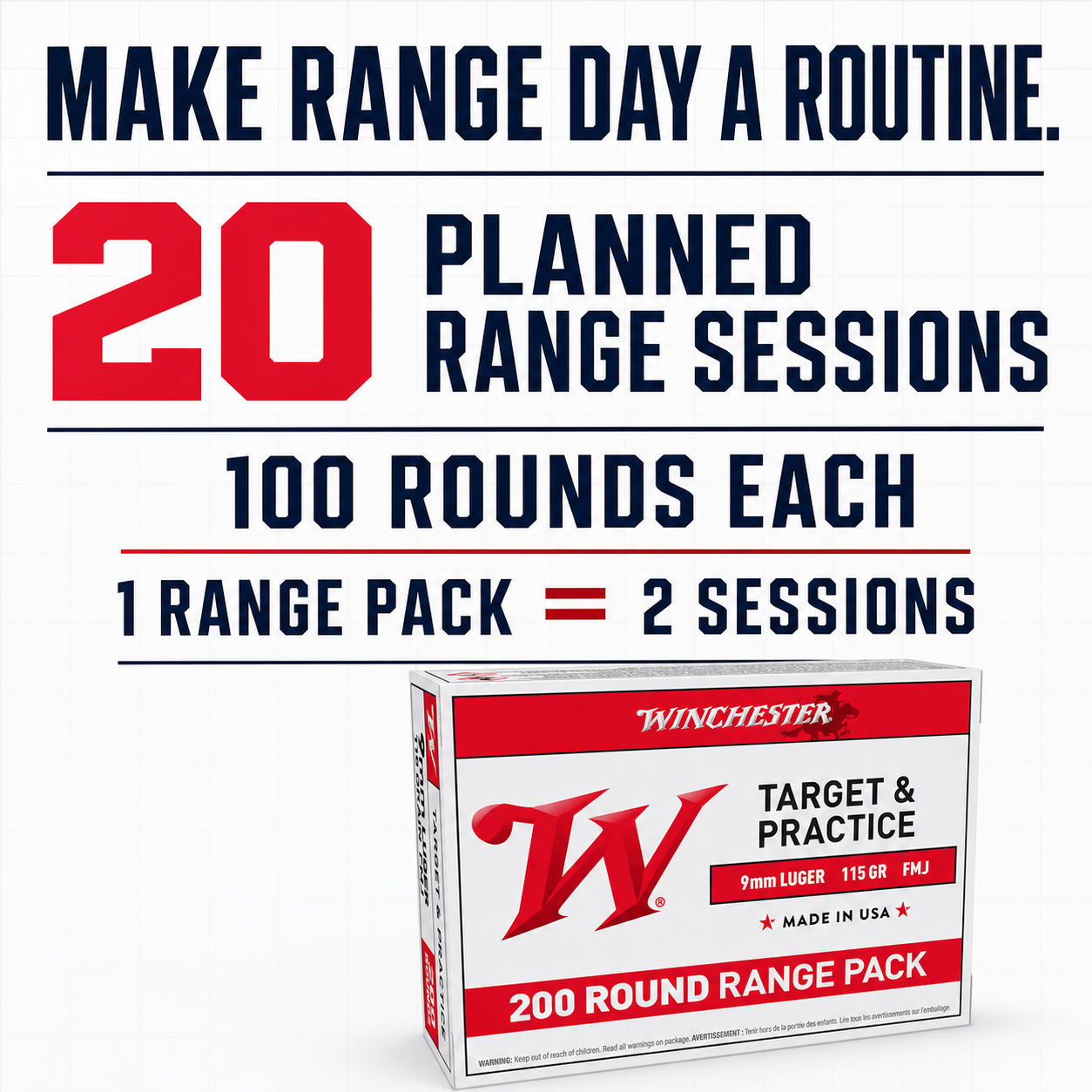 9mm Training Stockpiles