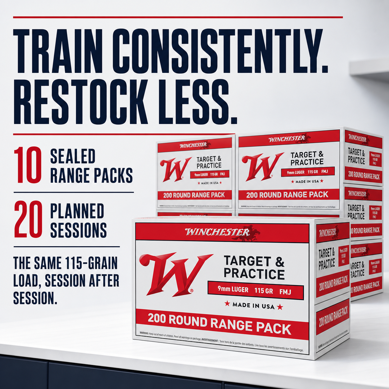 9mm Training Stockpiles
