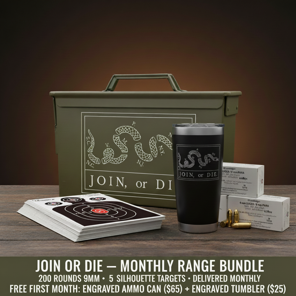 9mm Join Or Die Range Bundle