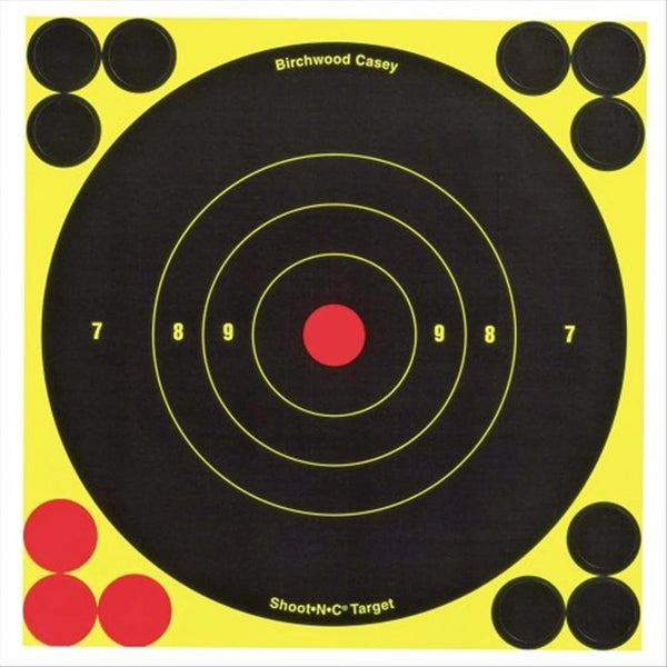 Birchwood Casey Splatter Targets | 6" Bullseye (Pack of 10)