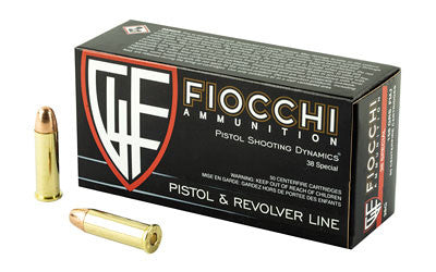 Fiocchi 38G Training Dynamics 38 Special 158gr FMJ