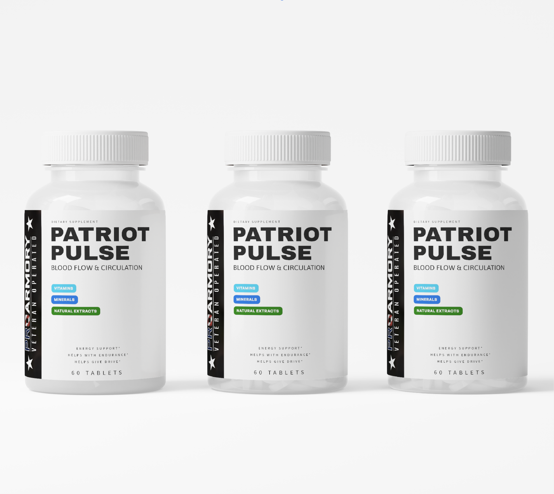 3 Bottles of Patriot Pulse | Every 90 Days