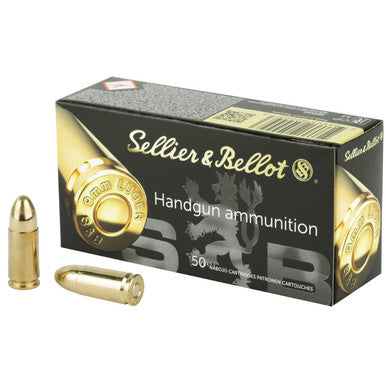 Sellier &amp; Bellot 9mm 115 Grain Box of 50