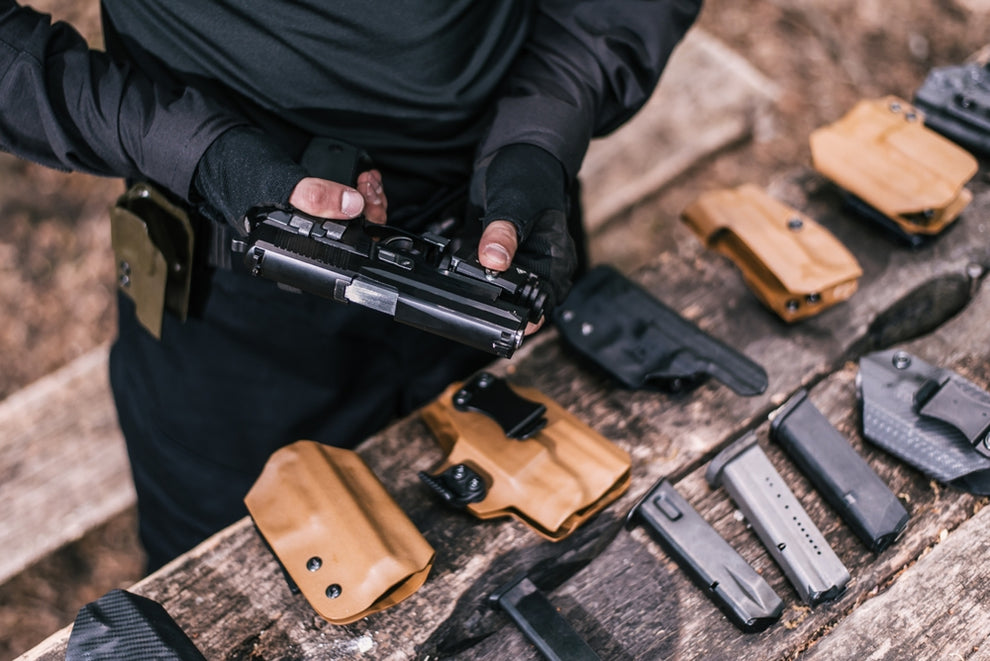 Specialty ammunition and gear at outdoor range