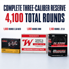 Complete Three-Caliber Stockpile