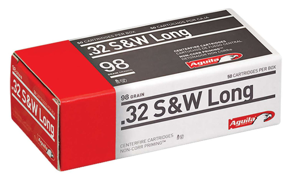 Aguila 32 S&amp;W Long 98 Grain Lead Round Nose