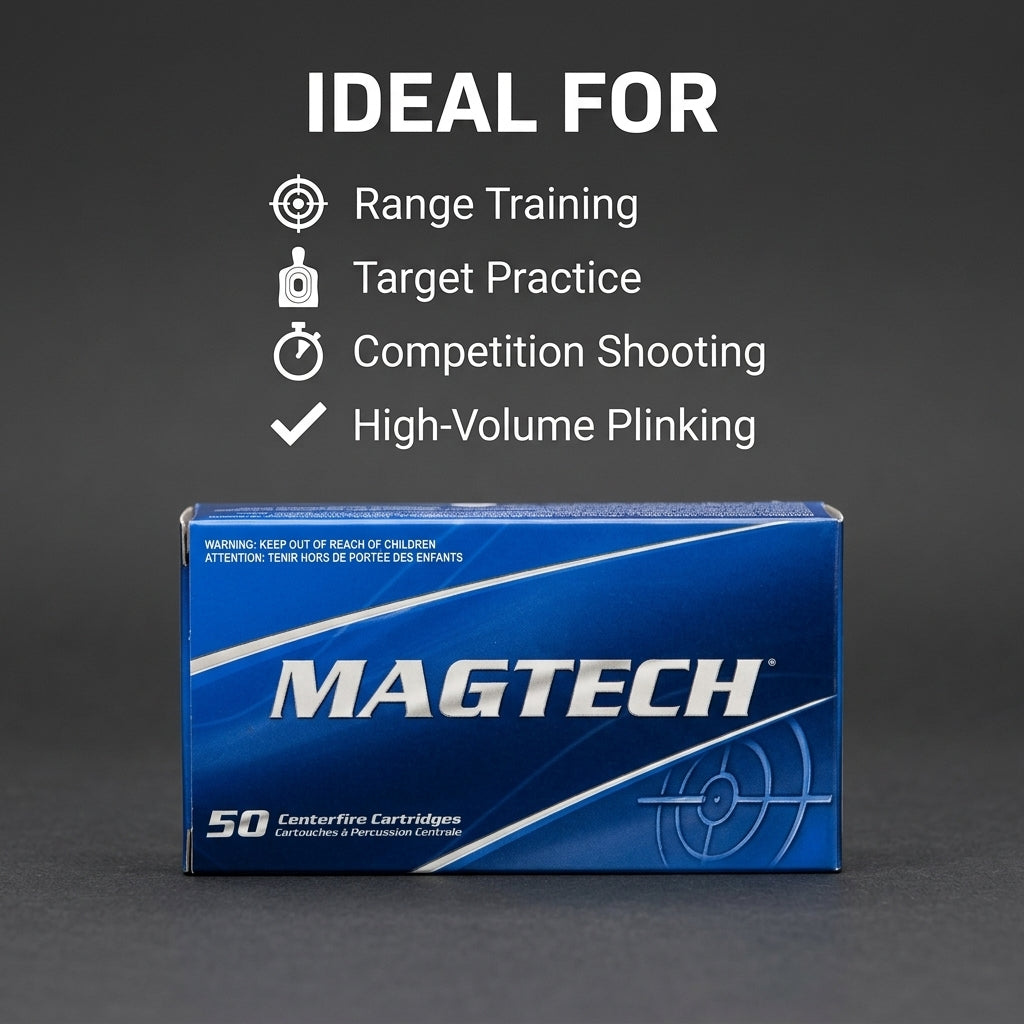 Magtech 9mm FMJ 115 Grain 50 Round Box
