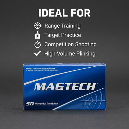 Magtech 9mm FMJ 115 Grain 50 Round Box