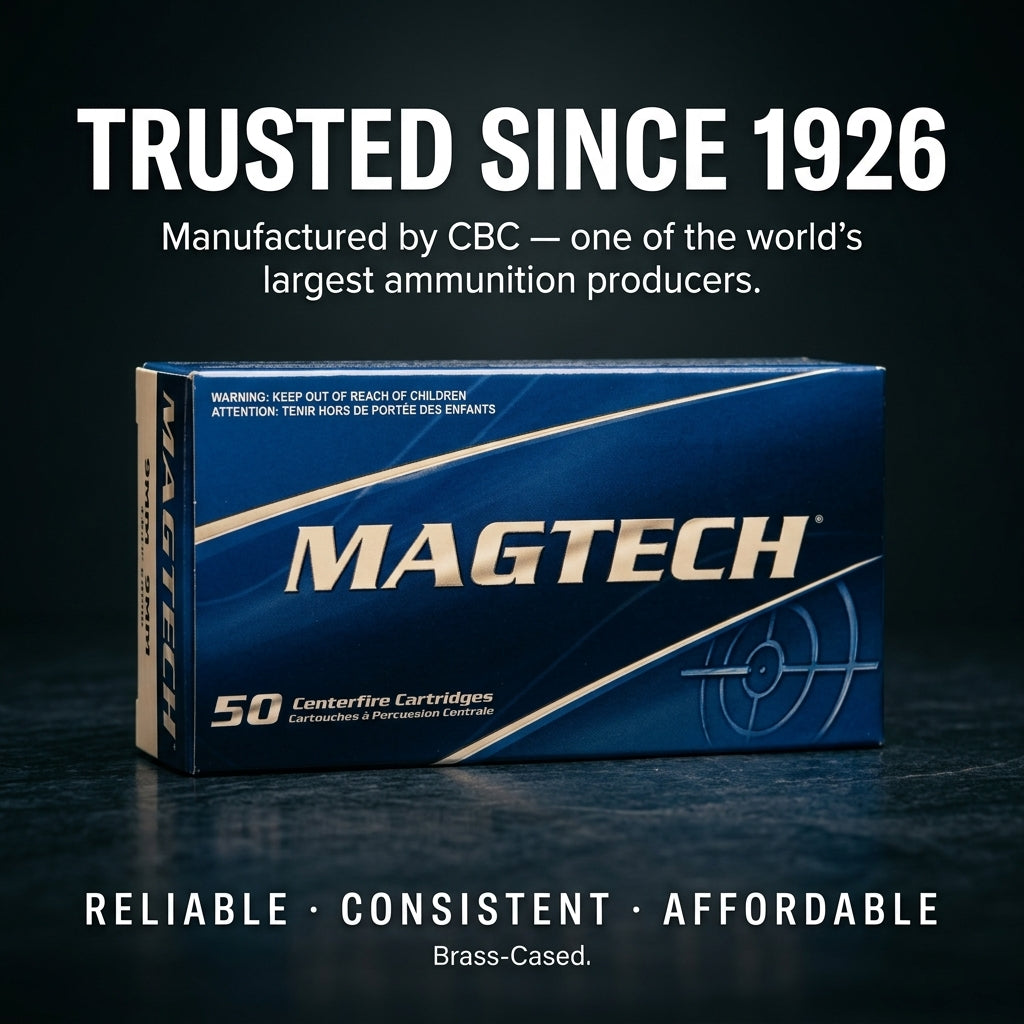 Magtech 9mm FMJ 115 Grain 50 Round Box