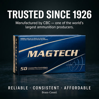 Magtech 9mm FMJ 115 Grain 50 Round Box