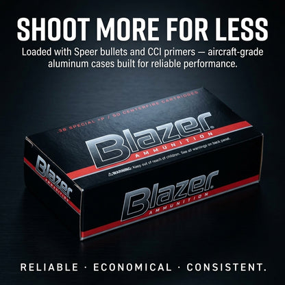 CCI Blazer .38 Special +P 158 Grain FMJ - 50 Round Box