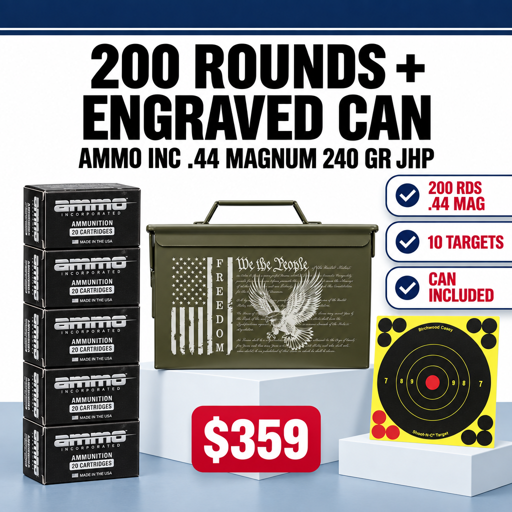 Ammo Inc .44 Magnum Range Can