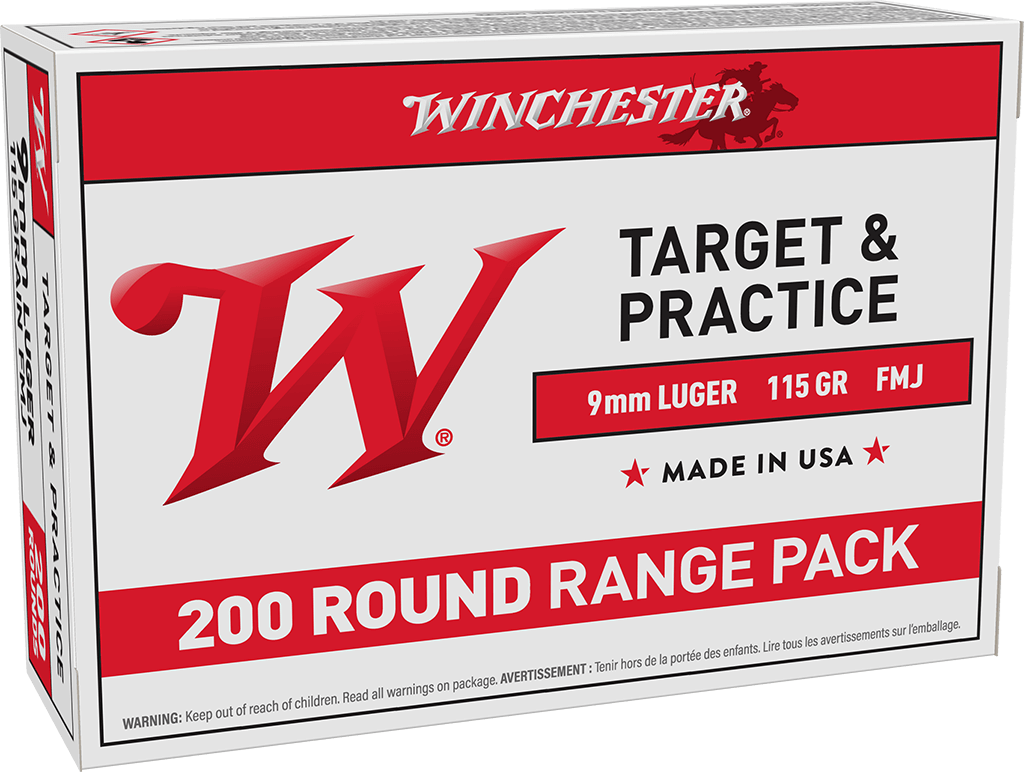 Winchester 9mm 115 Grain - 200 Round Pack
