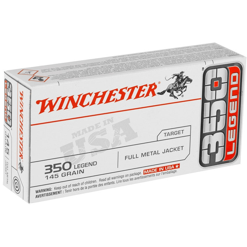Winchester White Box 350 Legend 145 Grain Full Metal Jacket-Box of 20